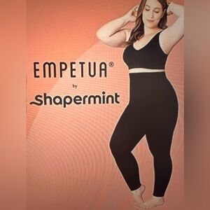 NEW!!! Empetua by Shapermint Black High Waisted Leggings